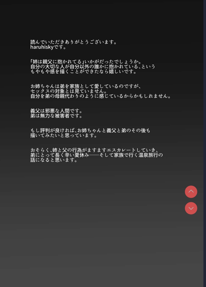 姉は親父に抱かれてる