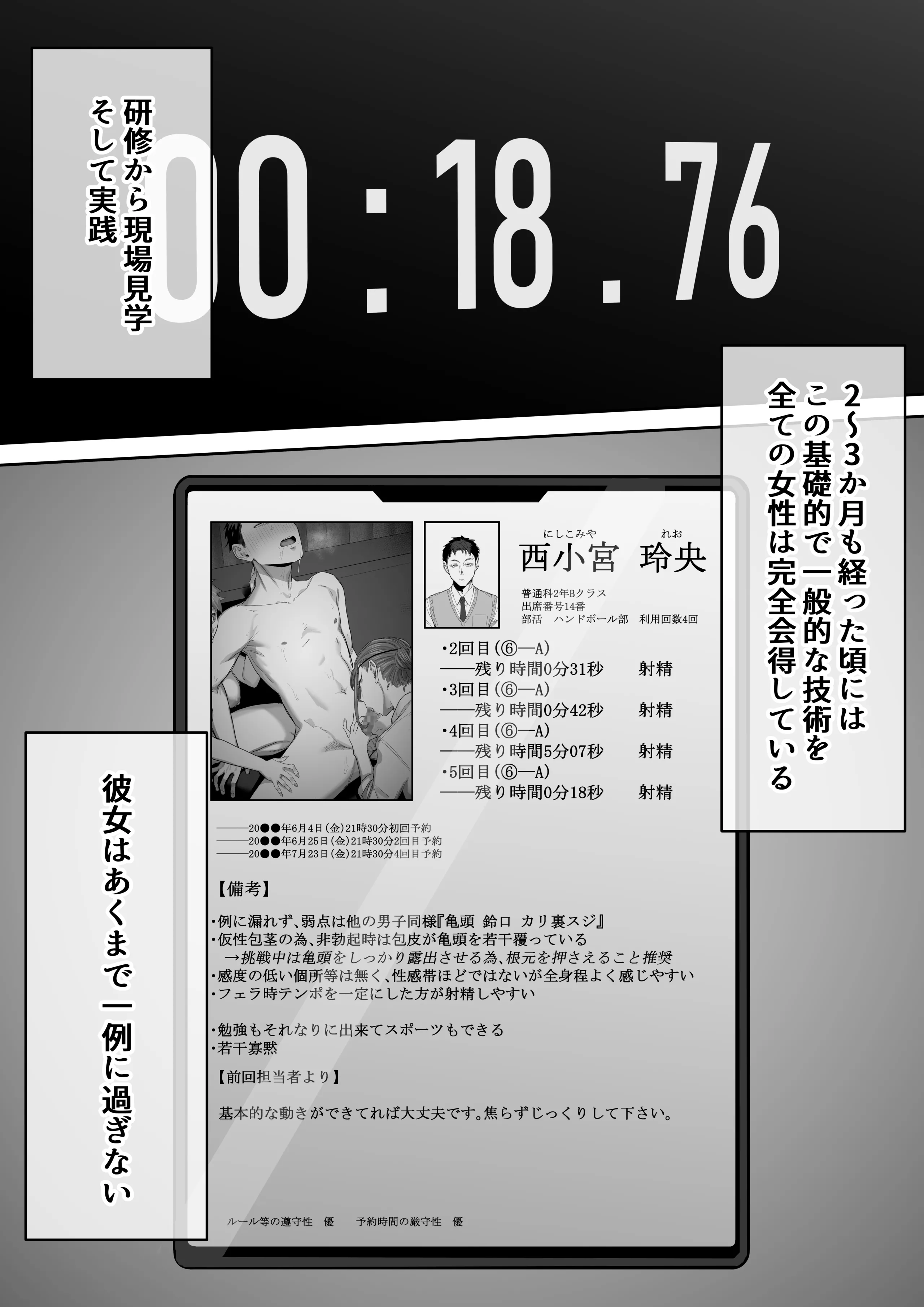 フェラチオ10分耐えたら君の勝ち〜担当女性の一般技術〜