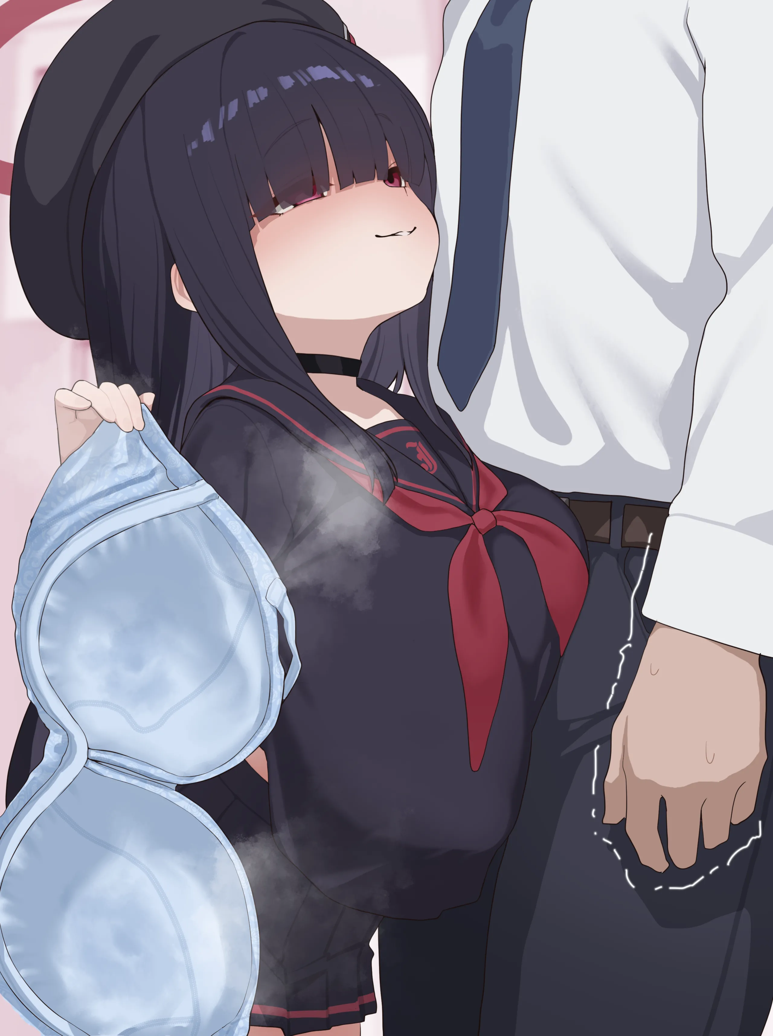 [いろしら] 正実モブの授乳手コキ 全18枚 (ブルーアーカイブ)