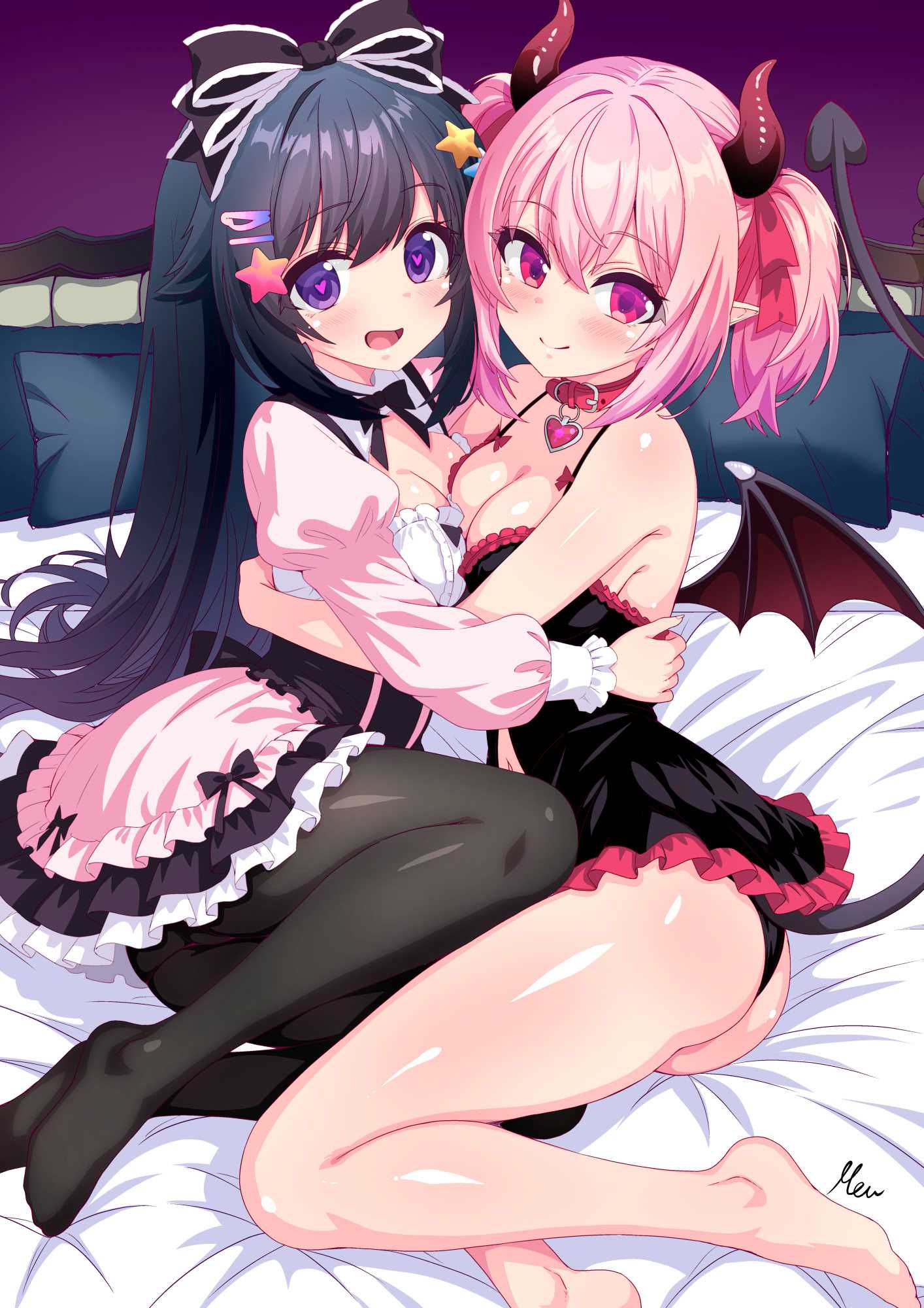 [めうちゃんねる (赤月めう)] 魔法少女はおちんちんでサキュバスをおしおきする!!