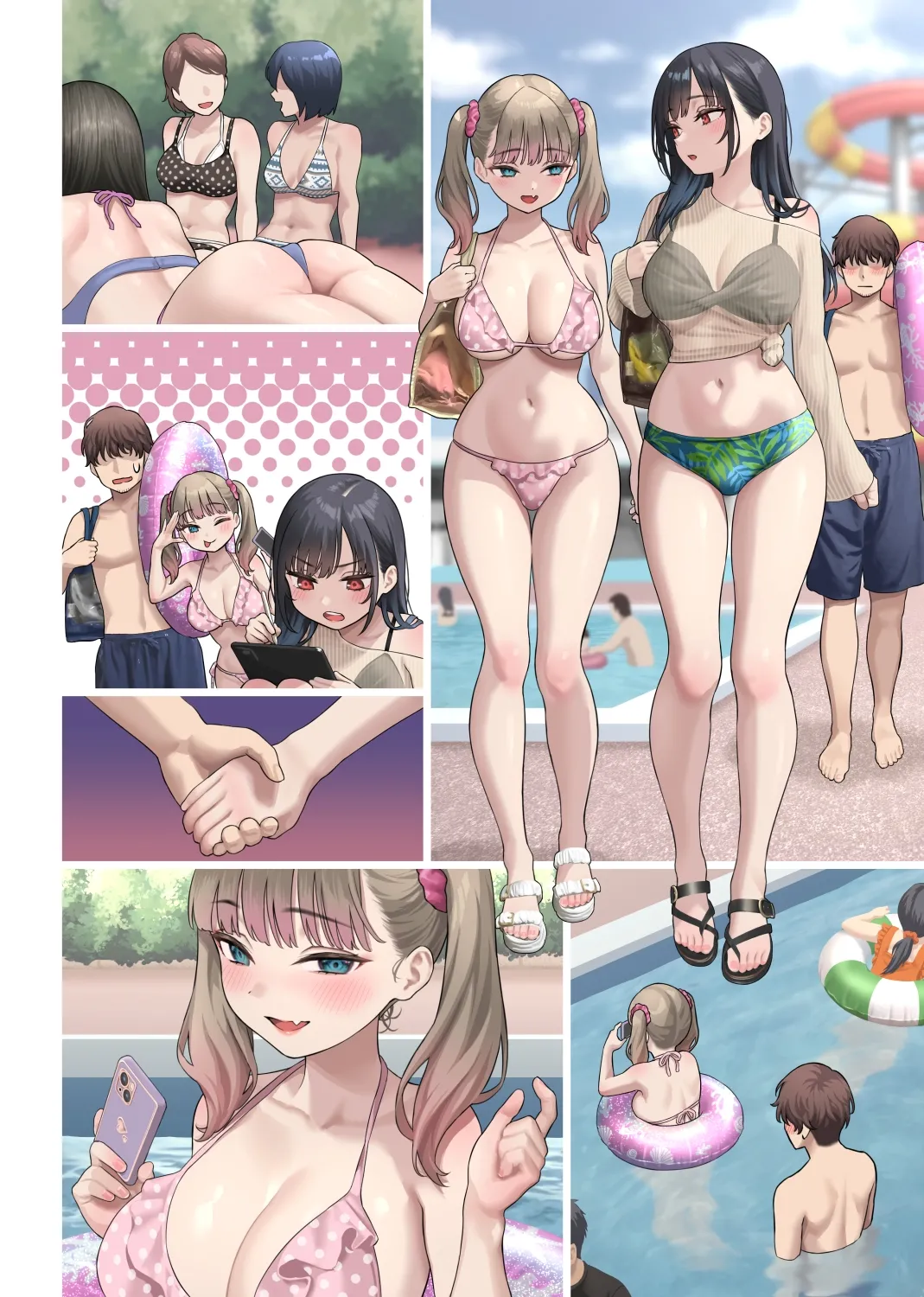 7.プールで誘惑するアシスタントちゃん [Japanese, English]